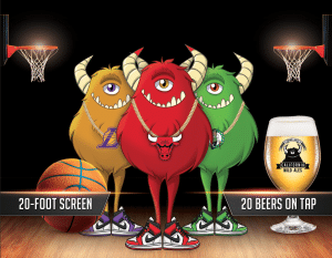 Watch NBA Playoffs on our 20-Foot Screen