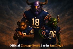 California Wild Ales: An Official Chicago Bears Bar in Ocean Beach