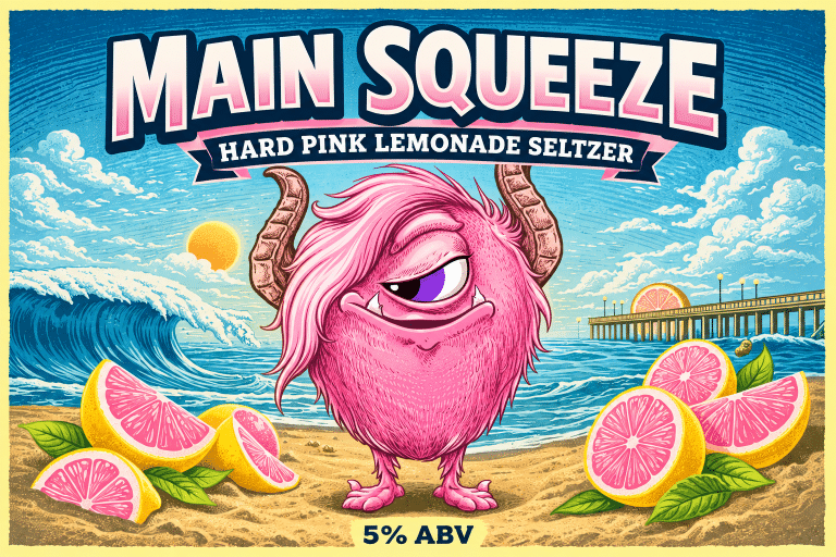 Main Squeeze – Hard Pink Lemonade Seltzer